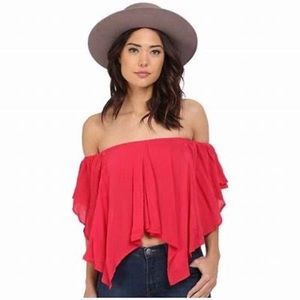 Free people off the shoulder top